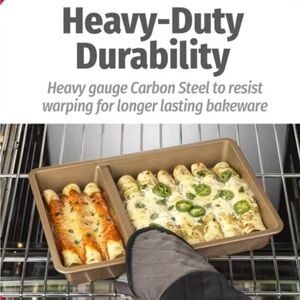 9"x13" Best Bake Non-Stick Divided Pan